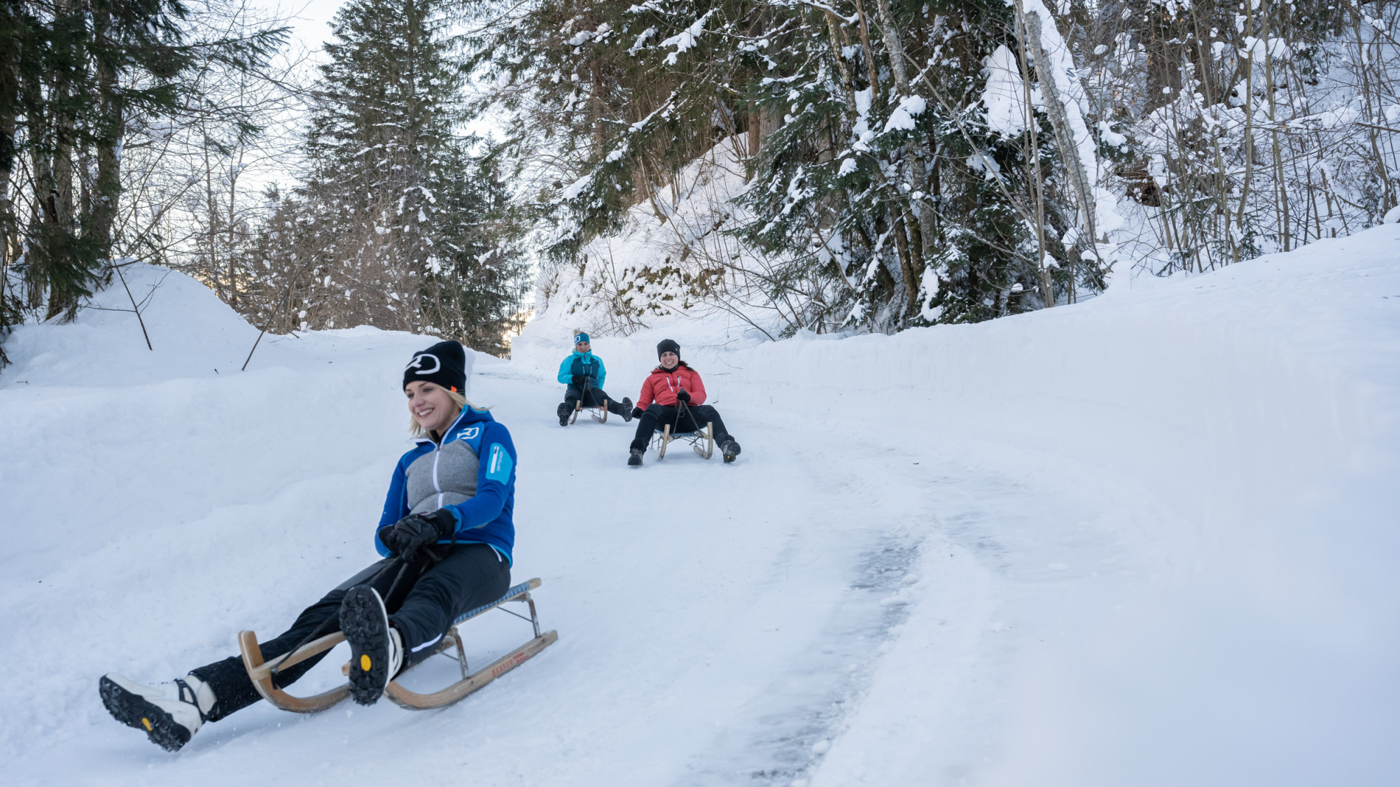 Rodelbahn bei Flattach