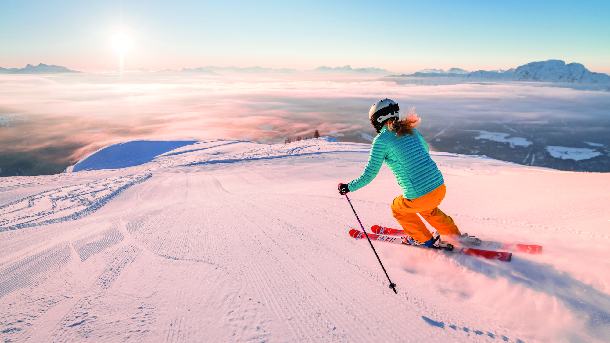 Skifahren auf der Emberger Alm