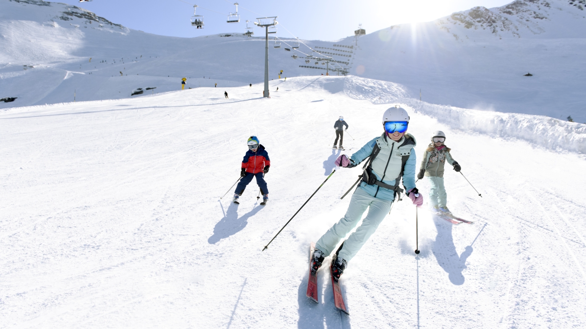Die Gasteiner Pistenvielfalt mit den Liebsten genießen