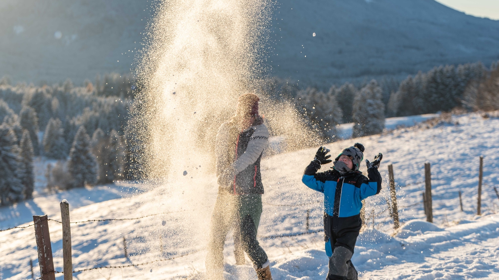 Schneezauber in den Ammergauer Alpen