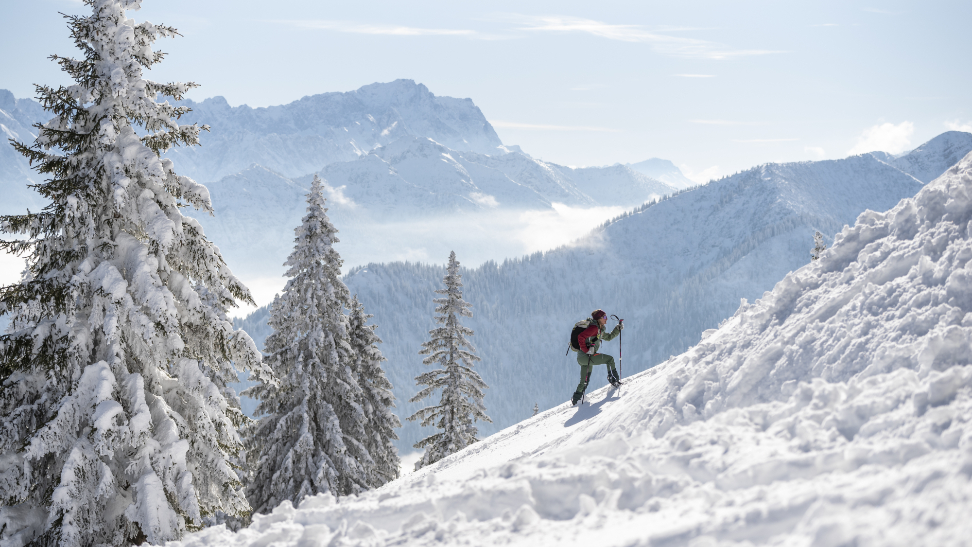 Skitour am Laber in den Ammergauer Alpen