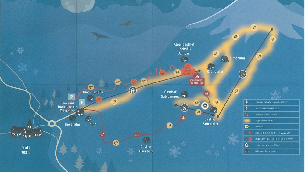 SkiWelt Söll - Österreichs größtes Nachtskigebiet