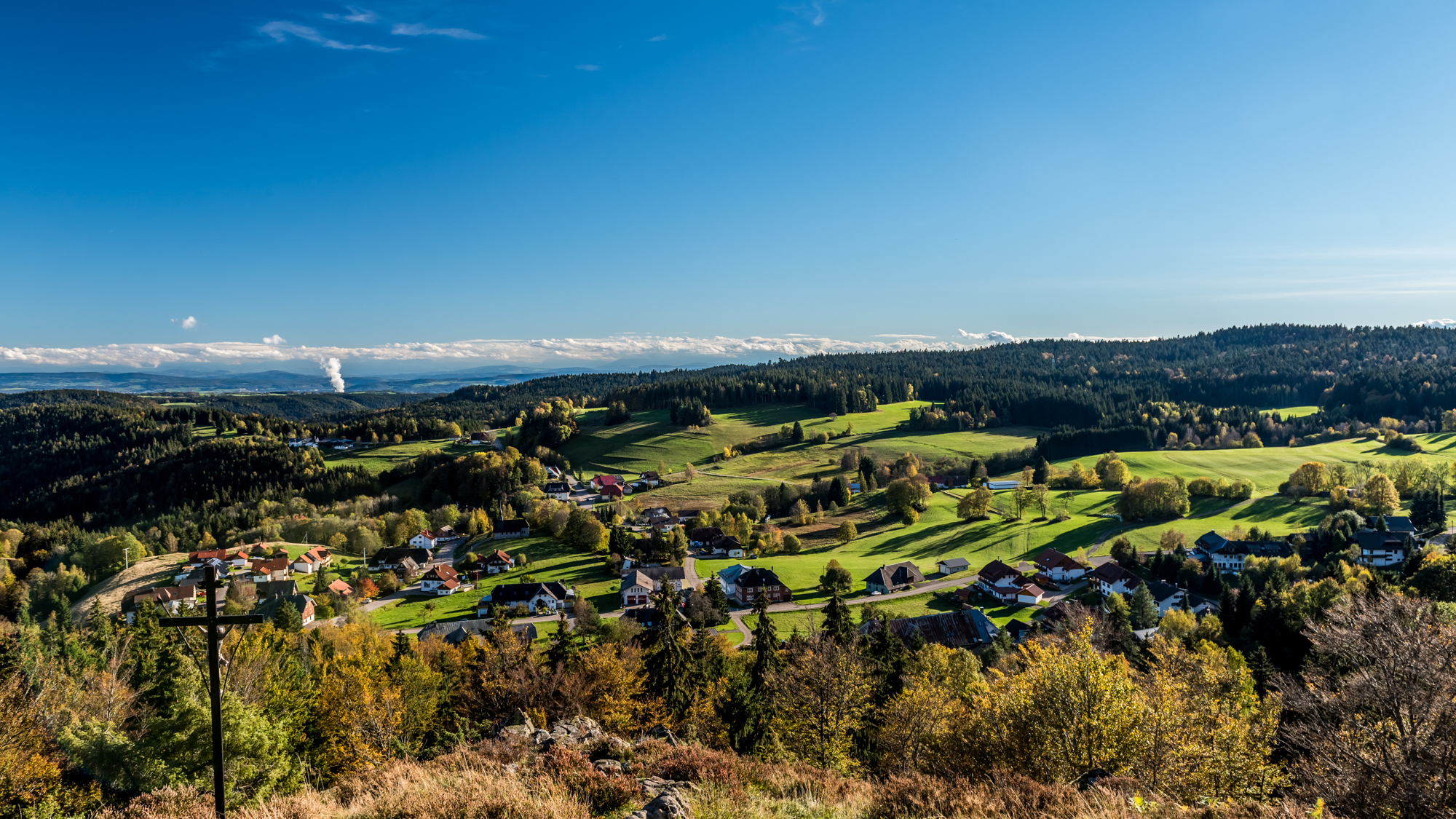 Bergbaurundweg Dachsberg: Blick vom Kreuzfelsen