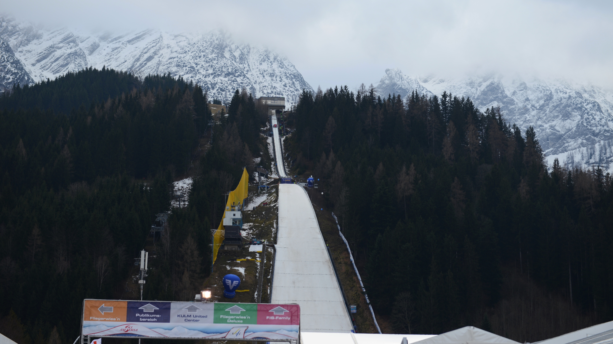 Skiflugschanze am Kulm