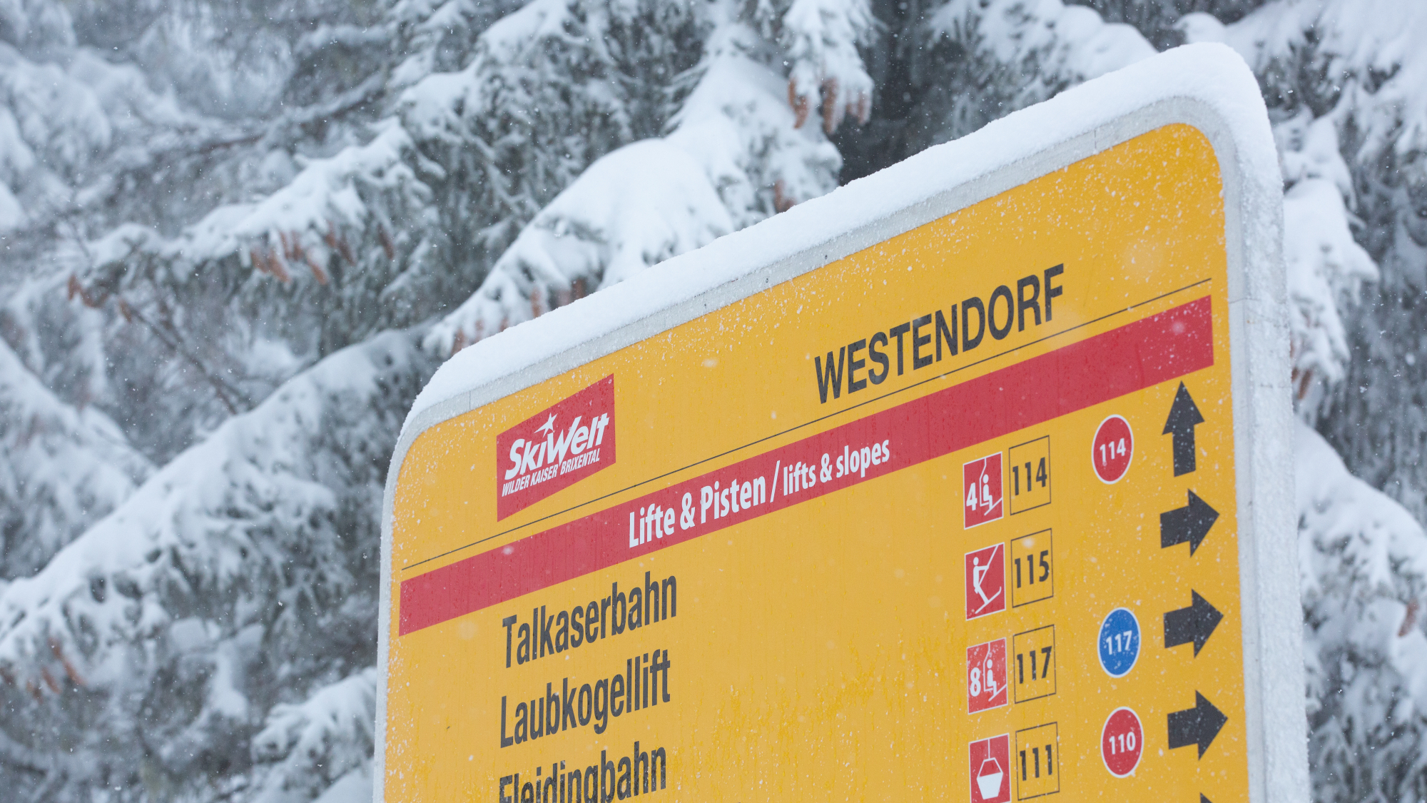 Neuschnee am 26. Januar in der SkiWelt Westendorf