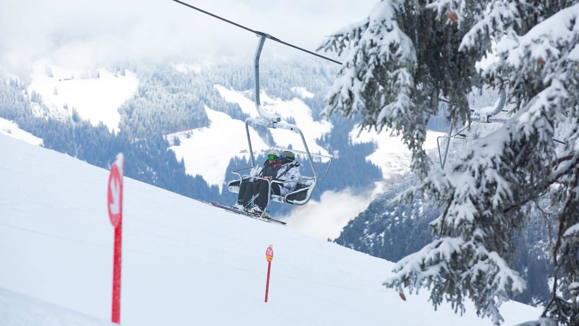 Talkaser-Sesselbahn in der SkiWelt Westendorf