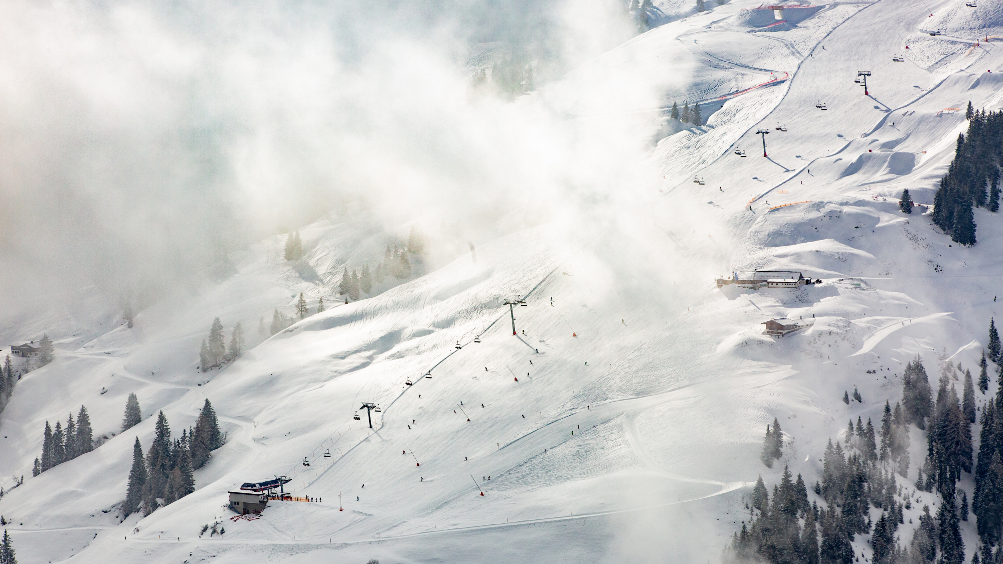 Auf der KitzSkiWelt-Tour Richtung Resterhöhe
