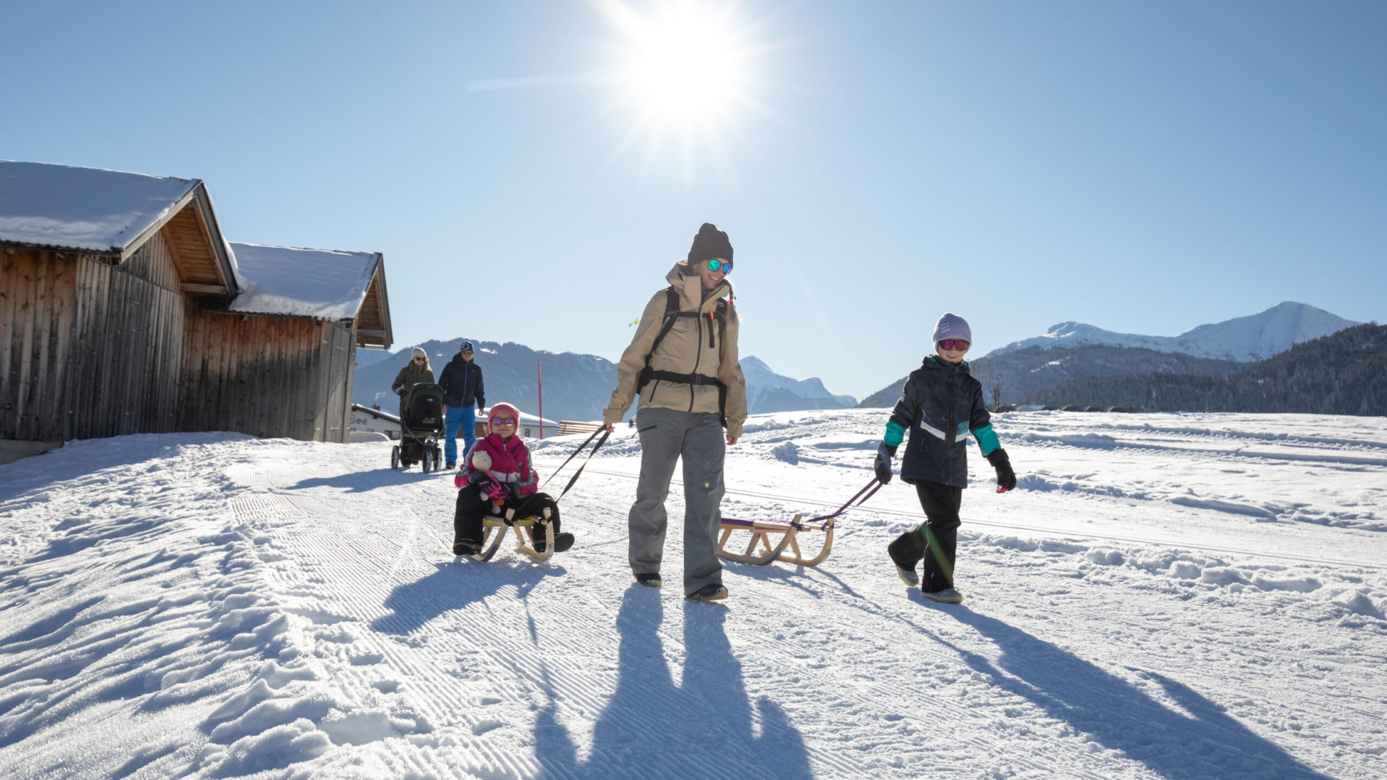 Winterwandern mit Familie in Serfaus-Fiss-Ladis