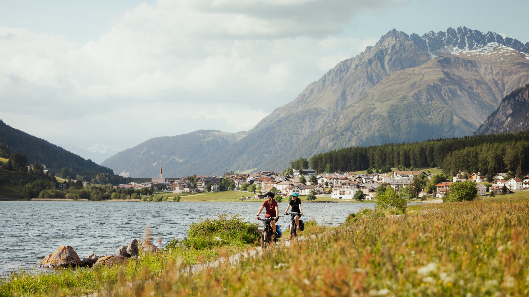Radfahren im Vinschgau