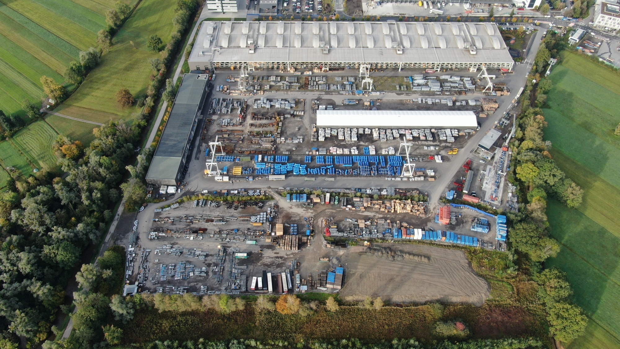 Doppelmayr Werk Hohe Brücke Luftansicht