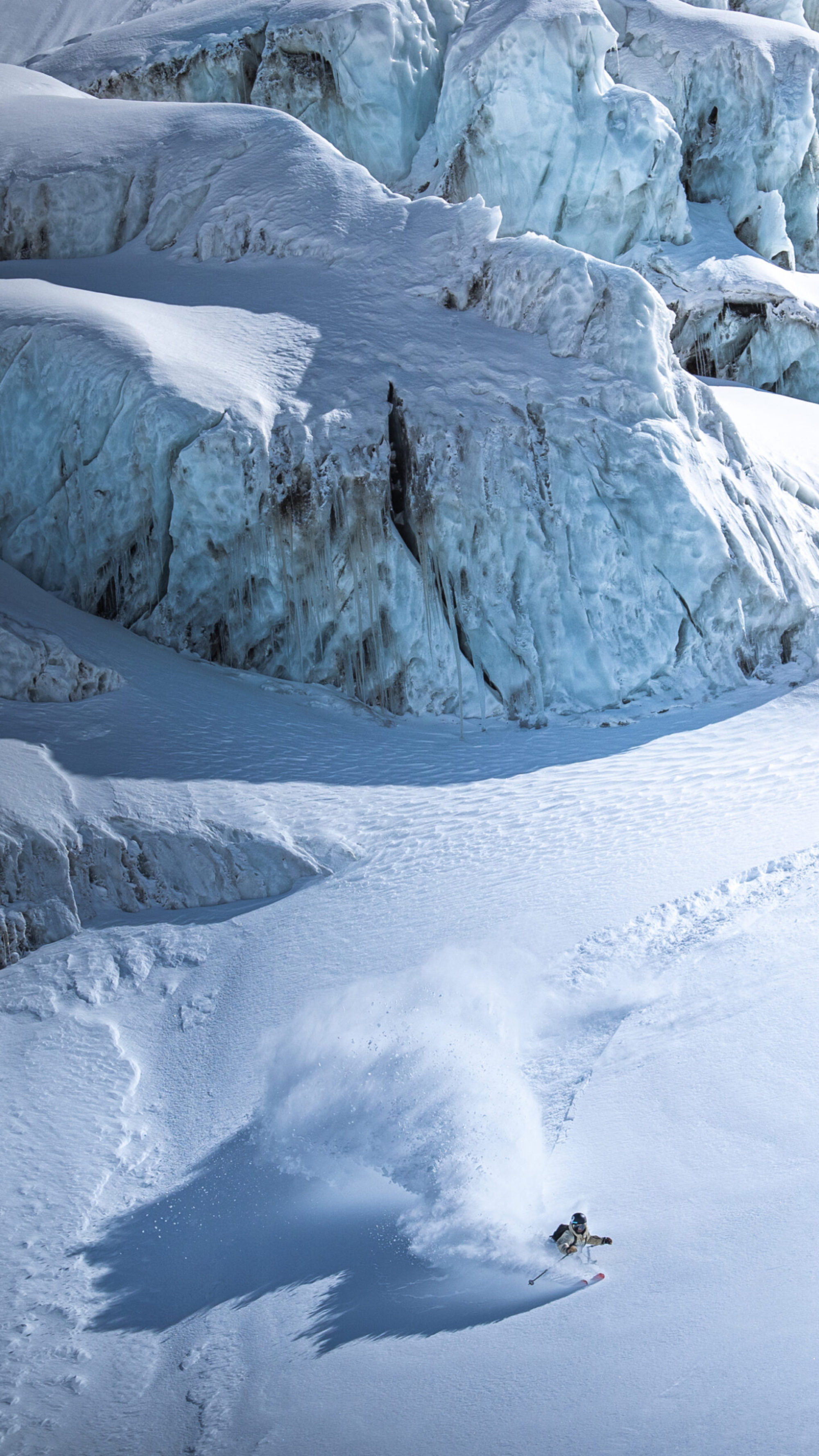 Freeriden am Kaunertaler Gletscher