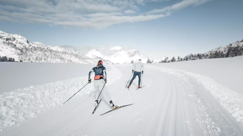 Langläufer in der Region 3 Zinnen
