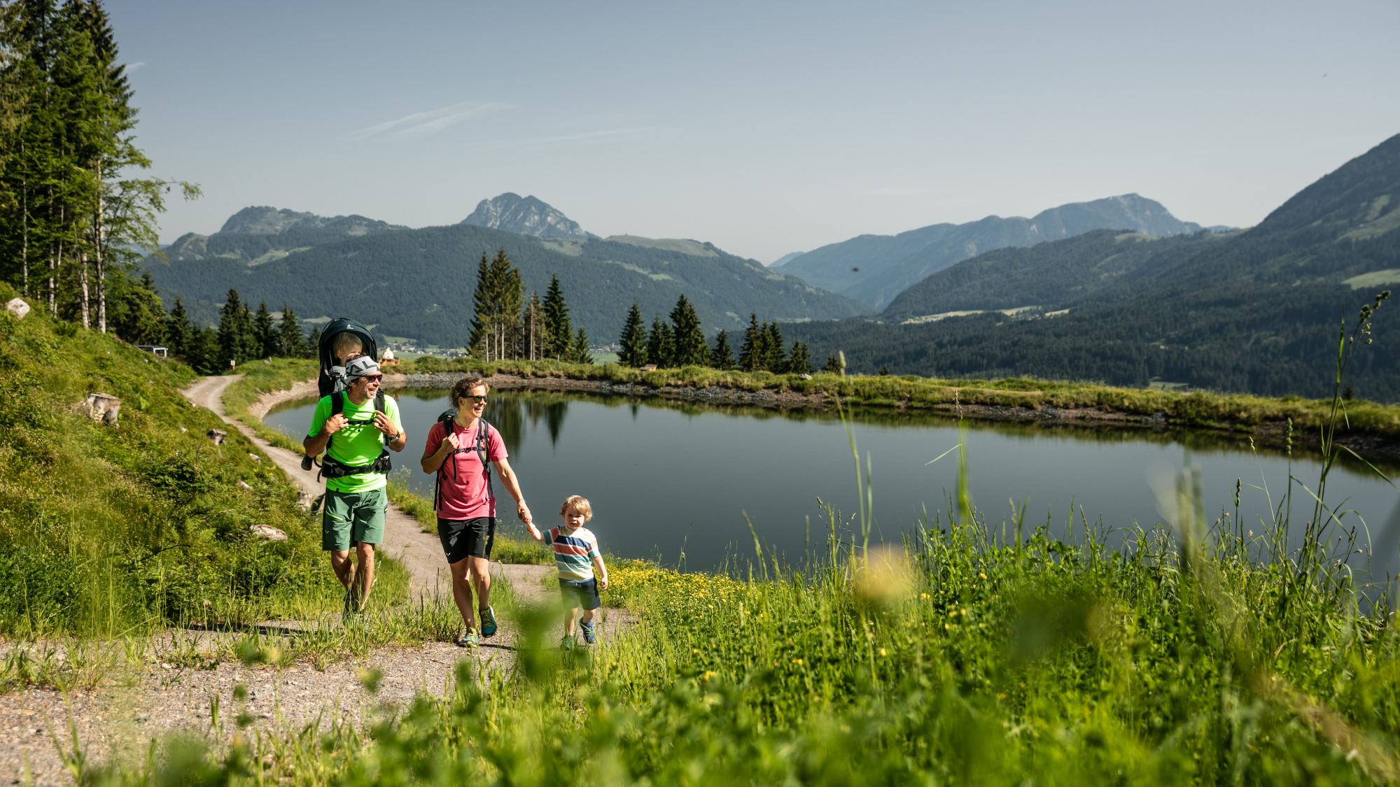 Familienwanderung in der Region St. Johann in Tirol