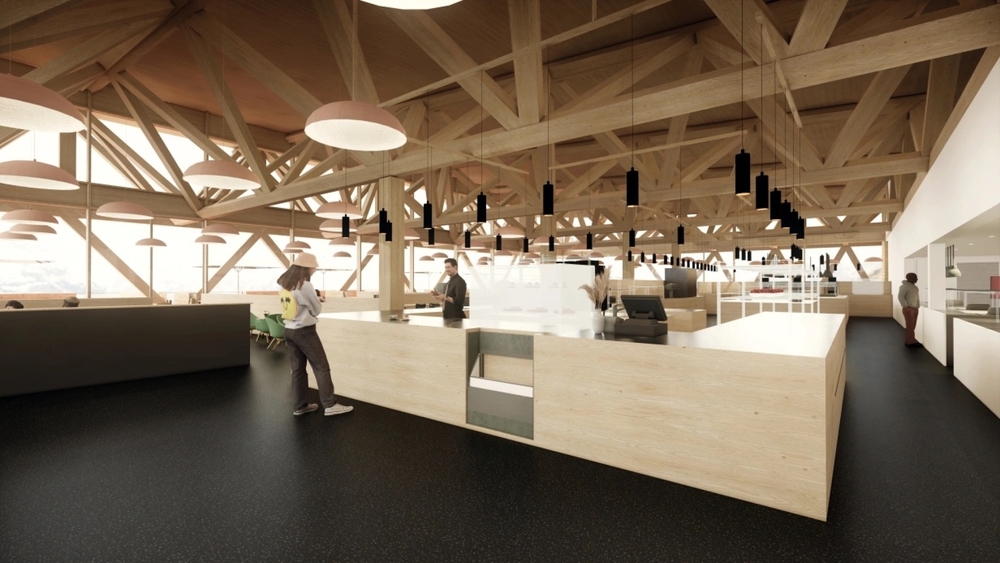 Visualisierung der neuen Station Motta Naluns