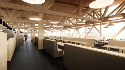 Visualisierung der neuen Station Motta Naluns