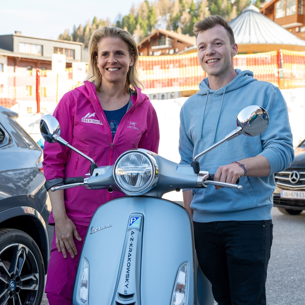 Sonderpreis beim Gamsleiten Kriterium 2024: Eine Vespa