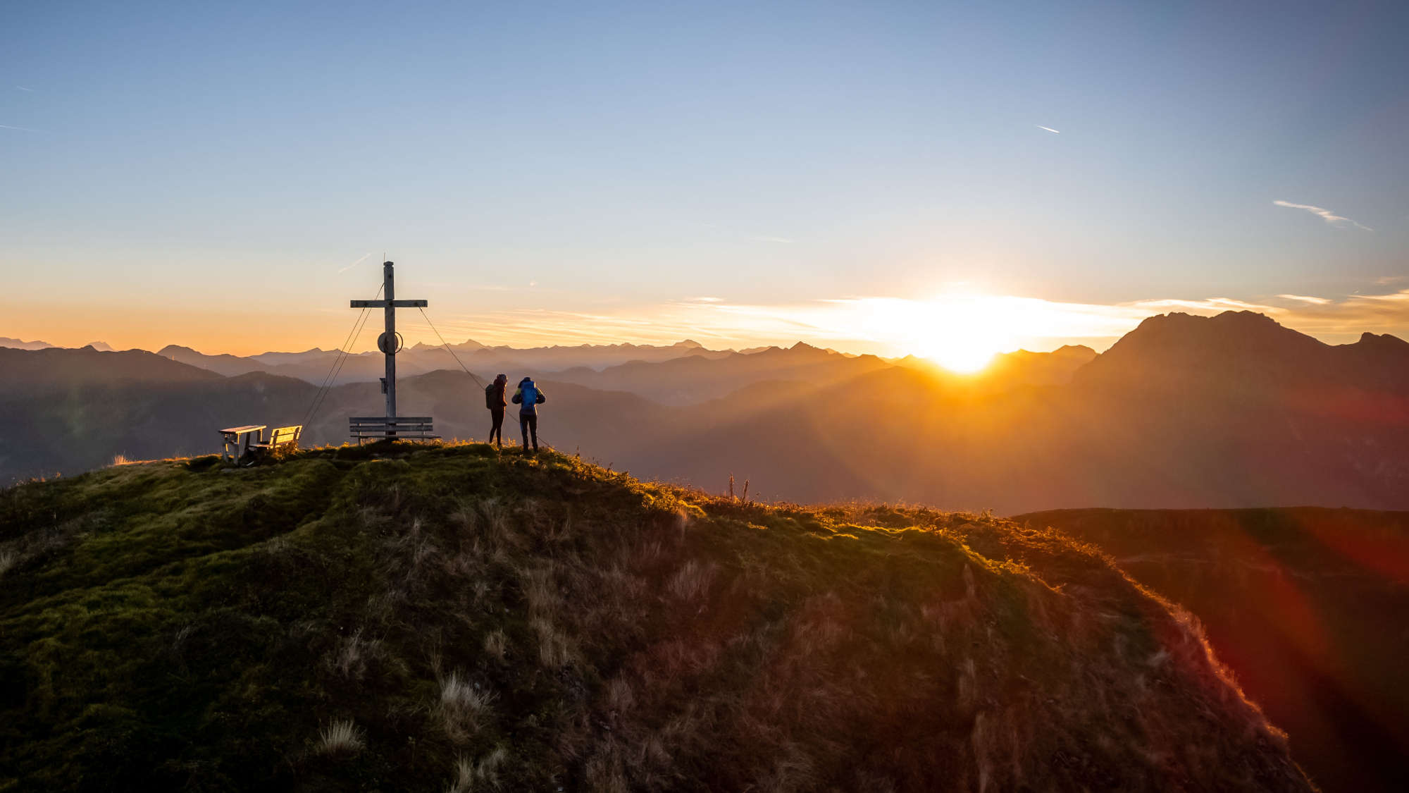 Sonnenaufgang am Gabel (Kitzstein), 2.037 m