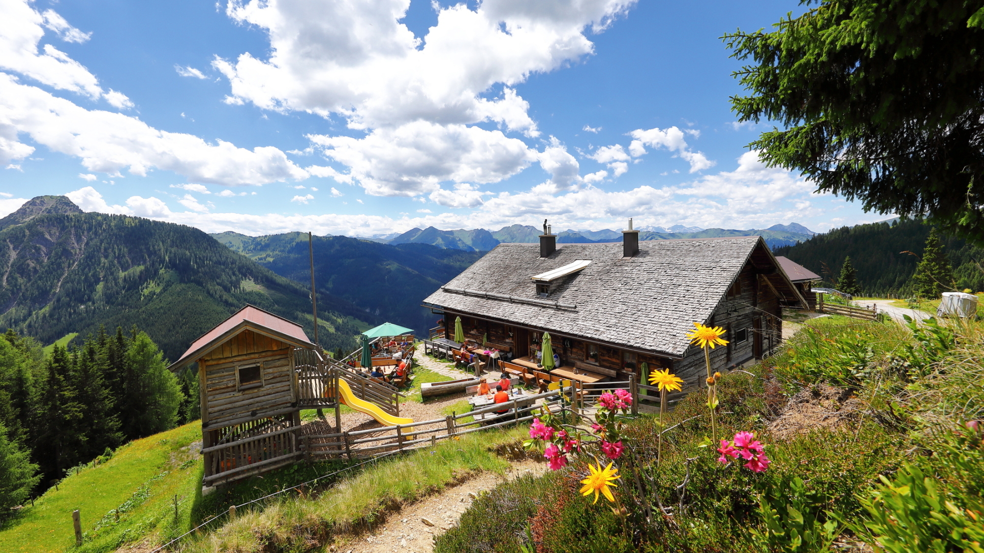 Die Ellmaualm ist ein tolles Wanderziel