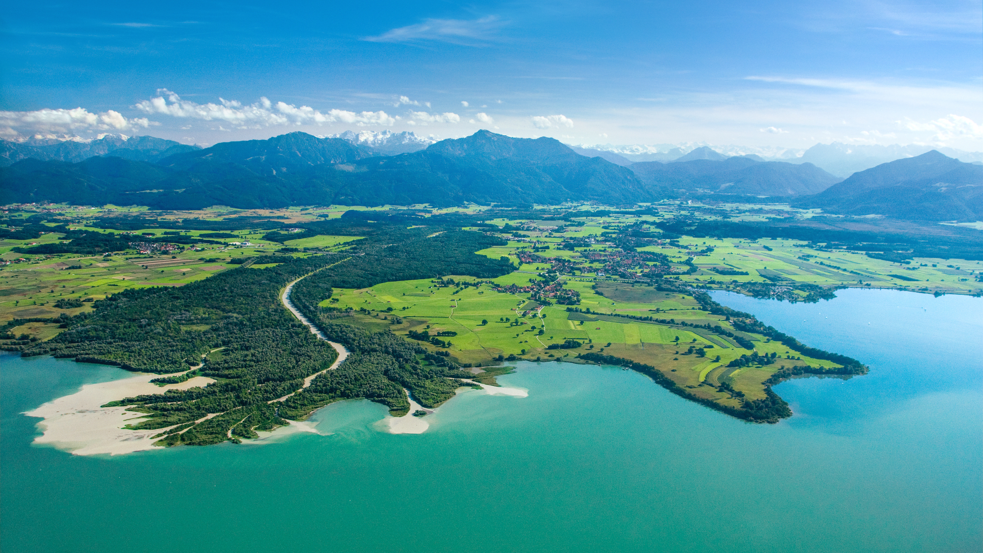 Blick auf den Chiemsee