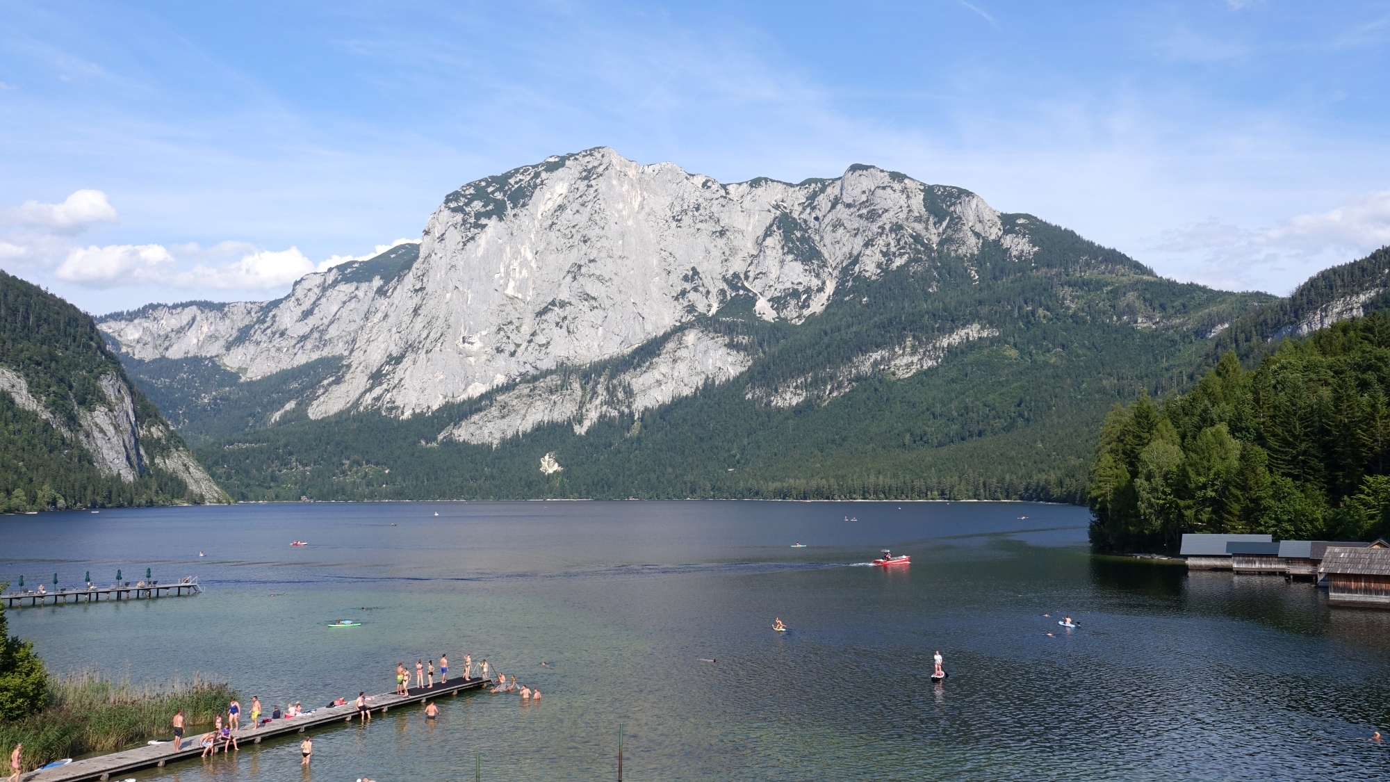 Badespaß am Altausseer See