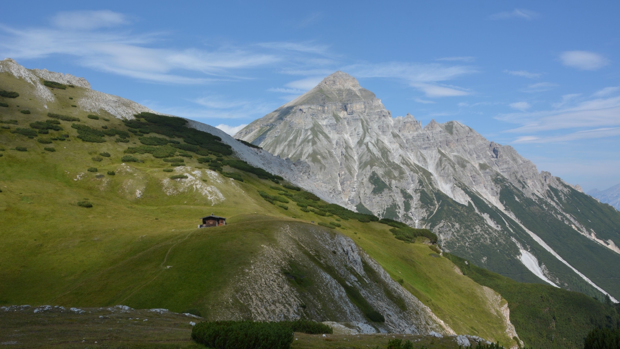 Blick auf die Serles