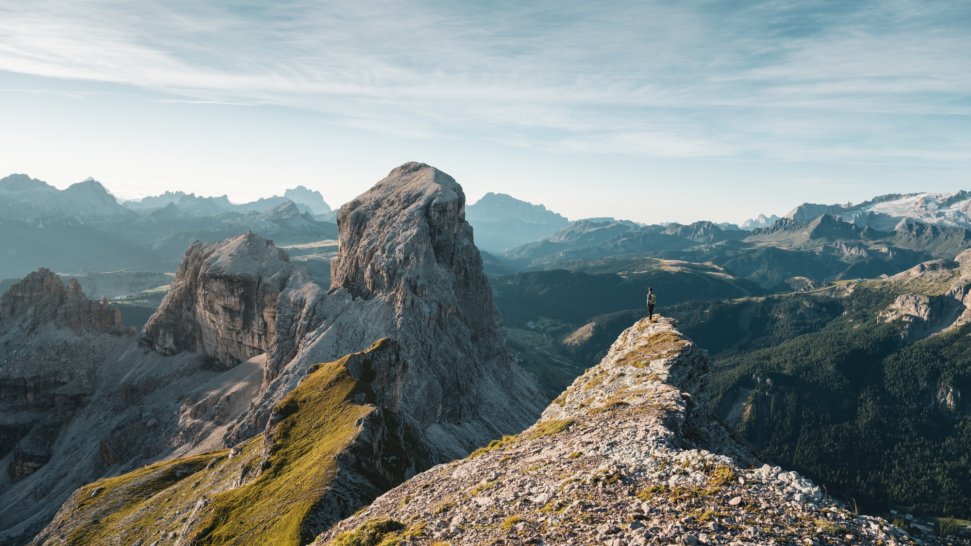 Unglaubliche Bergkulisse in den Dolomiten