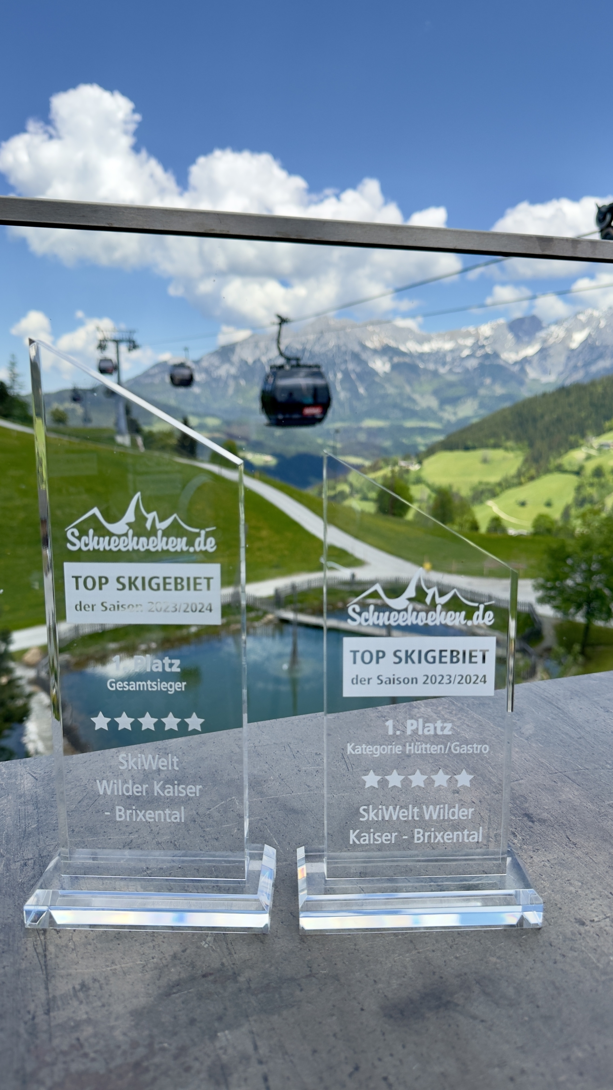 Die SkiWelt Wilder Kaiser - Brixental wurde mit mehreren Preisen vom Schneesportportal www.schneehoehen.de ausgezeichnet