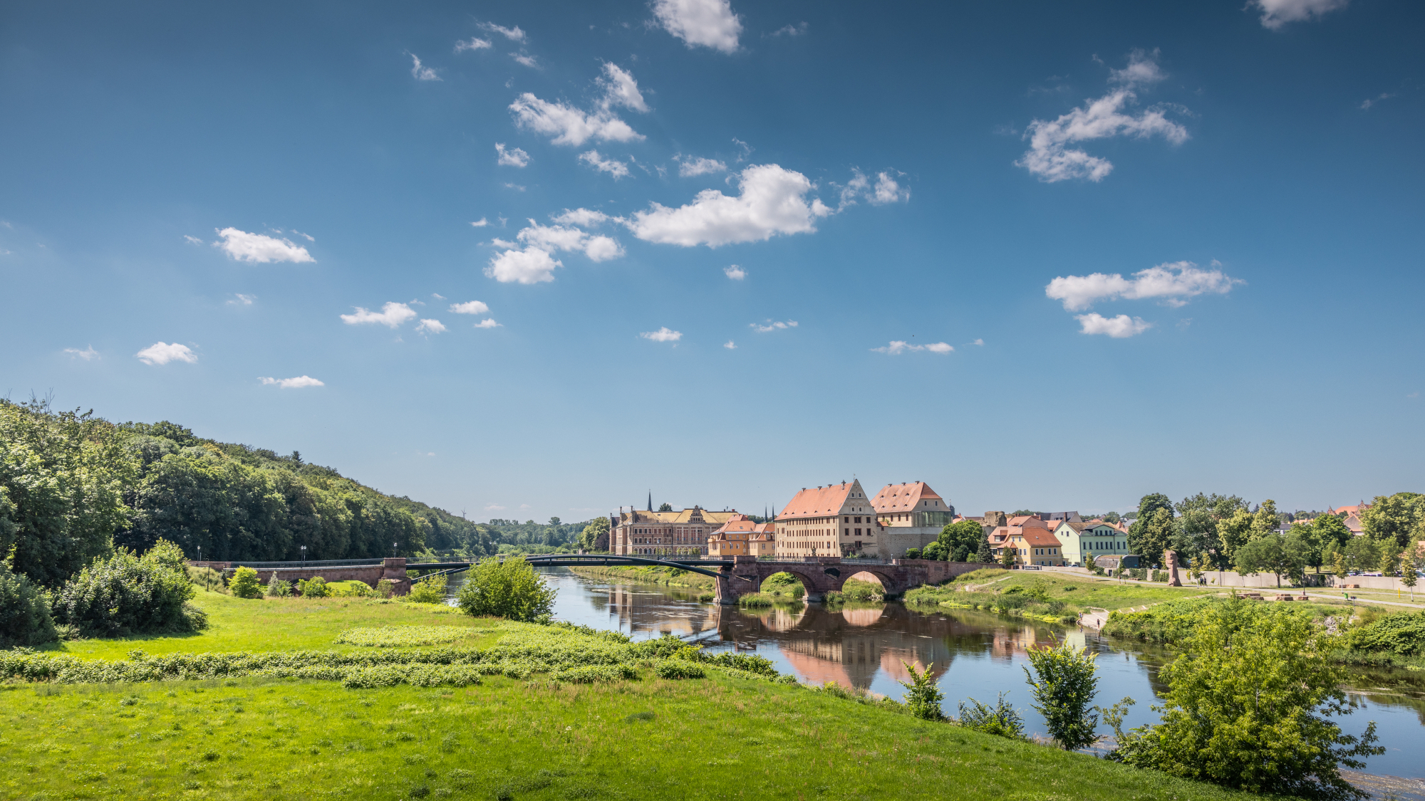 Grimma und die Pöppelmannbrücke