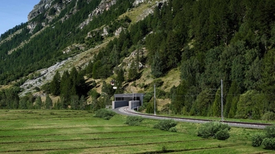 Artikelbild: Matterhorn Gotthard Bahn: Tunnelbau zwischen Täsch und Zermatt