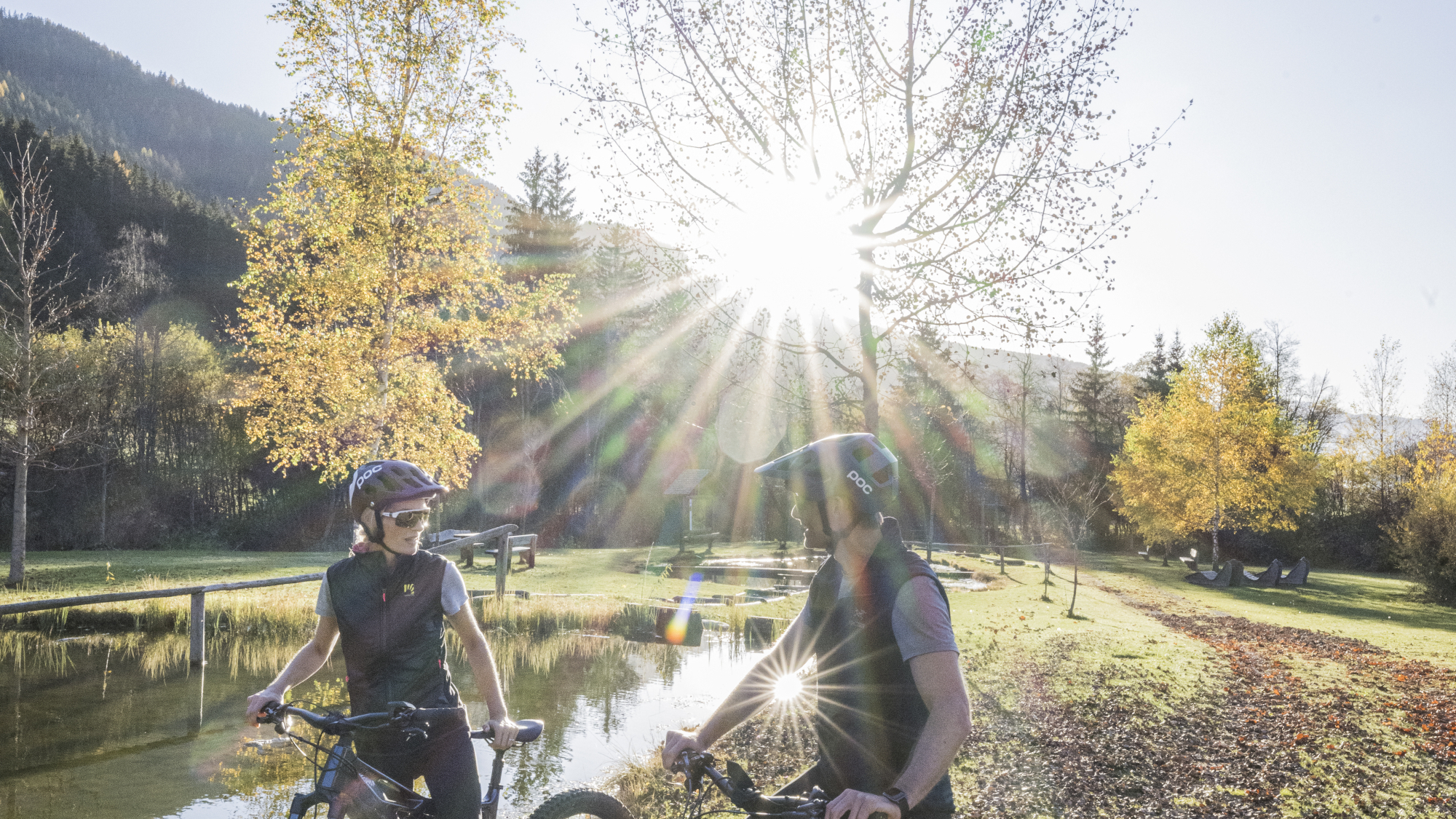 Bike-Tour im Herbst durch das Gsieser Tal