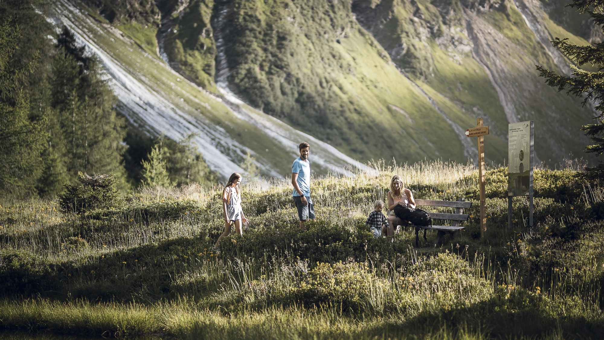 Familienwanderung in Gossensass