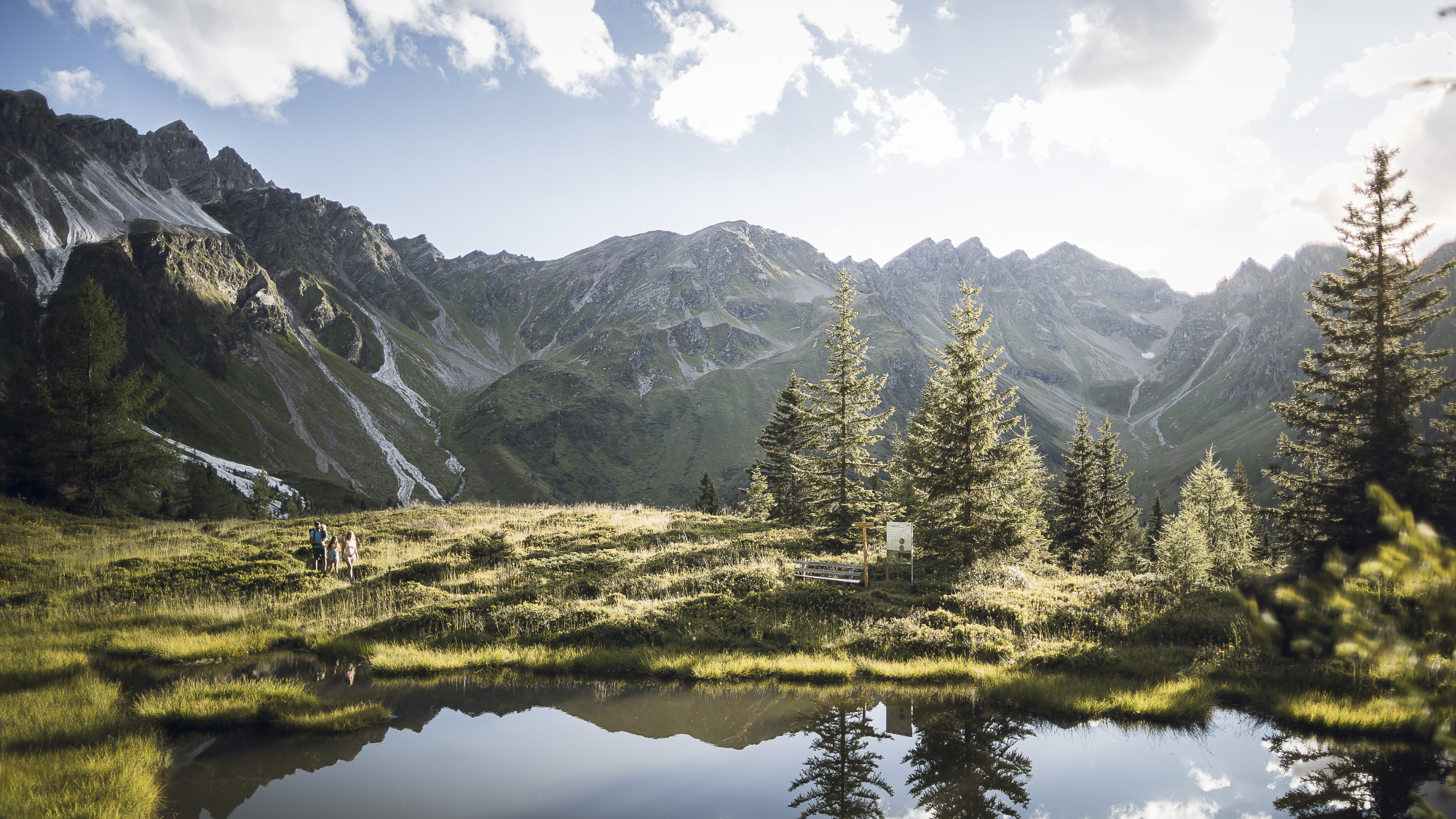 Bergsee im südtiroler Gossensass