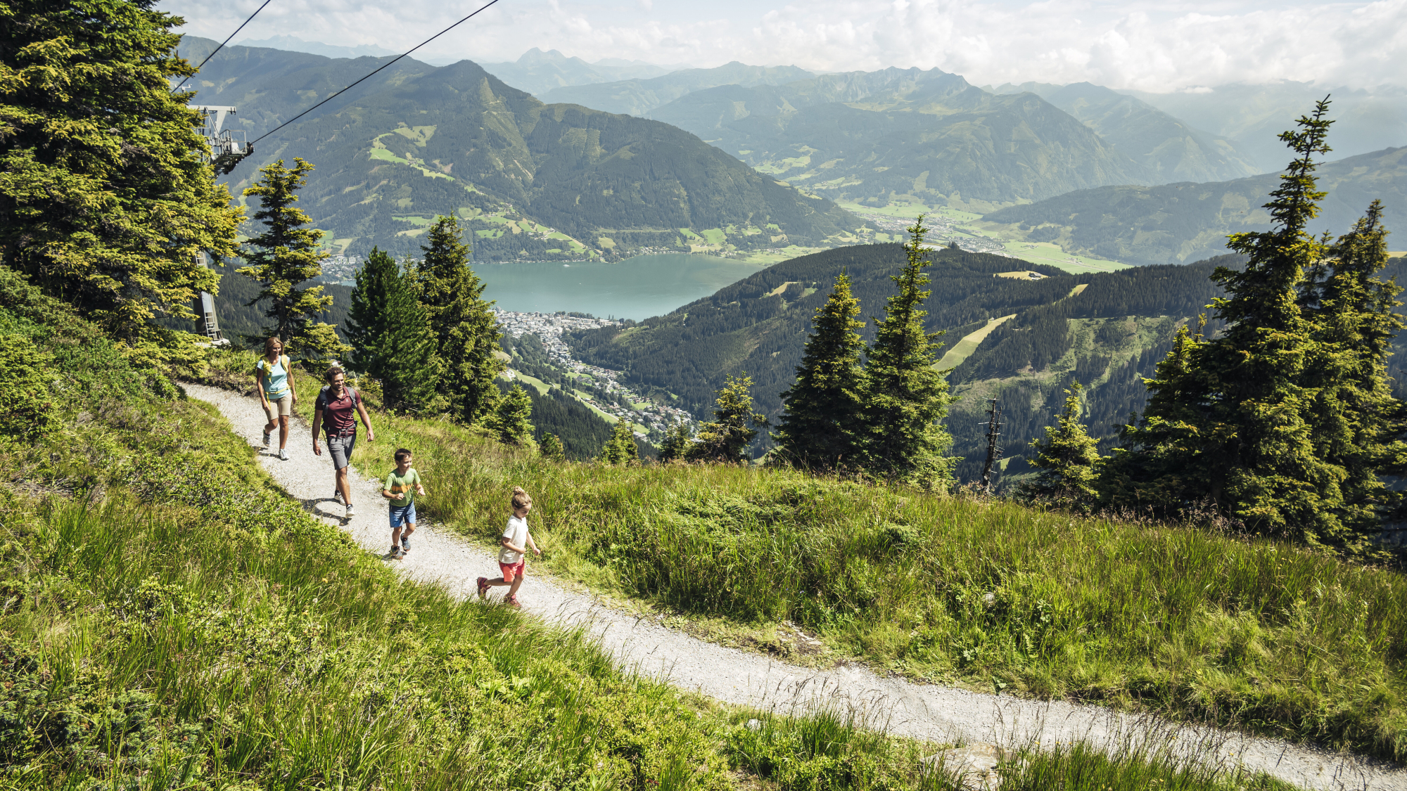 Familienausflug auf die Schmittenhöhe