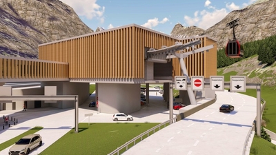 Visualisierung Talstation Kandersteg