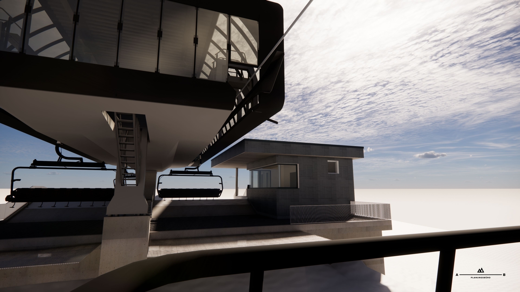 Bergstation Eibergbahn der SkiWelt Scheffau