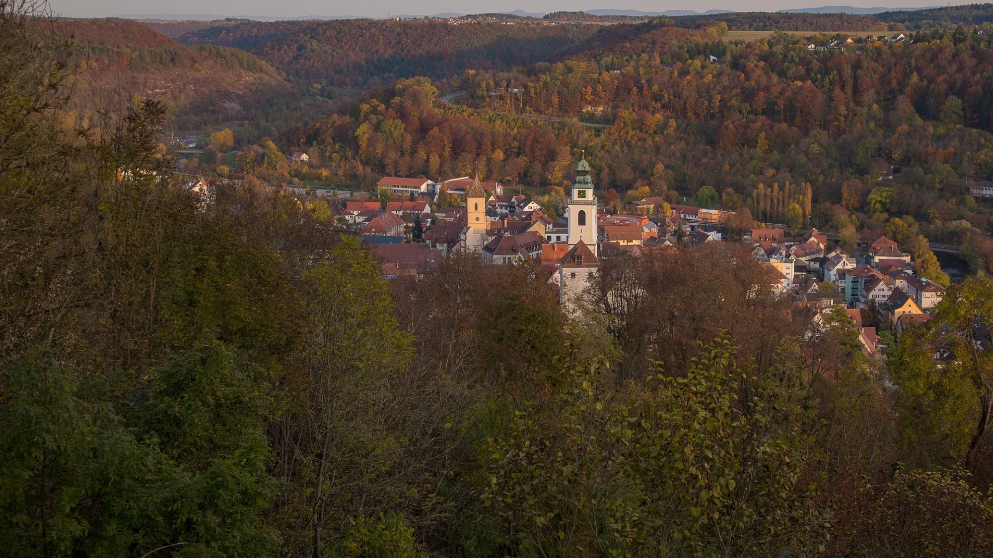 Luftbild von Horb am Neckar