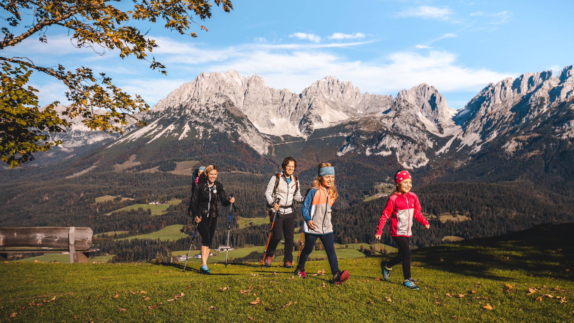 Wandern am Hintersteiner See mit der Familie