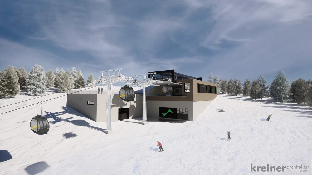 Im Dezember 2024 soll die neue 10er-Kabinenbahn von Schladming nach Rohrmoos den Betrieb aufnehmen.