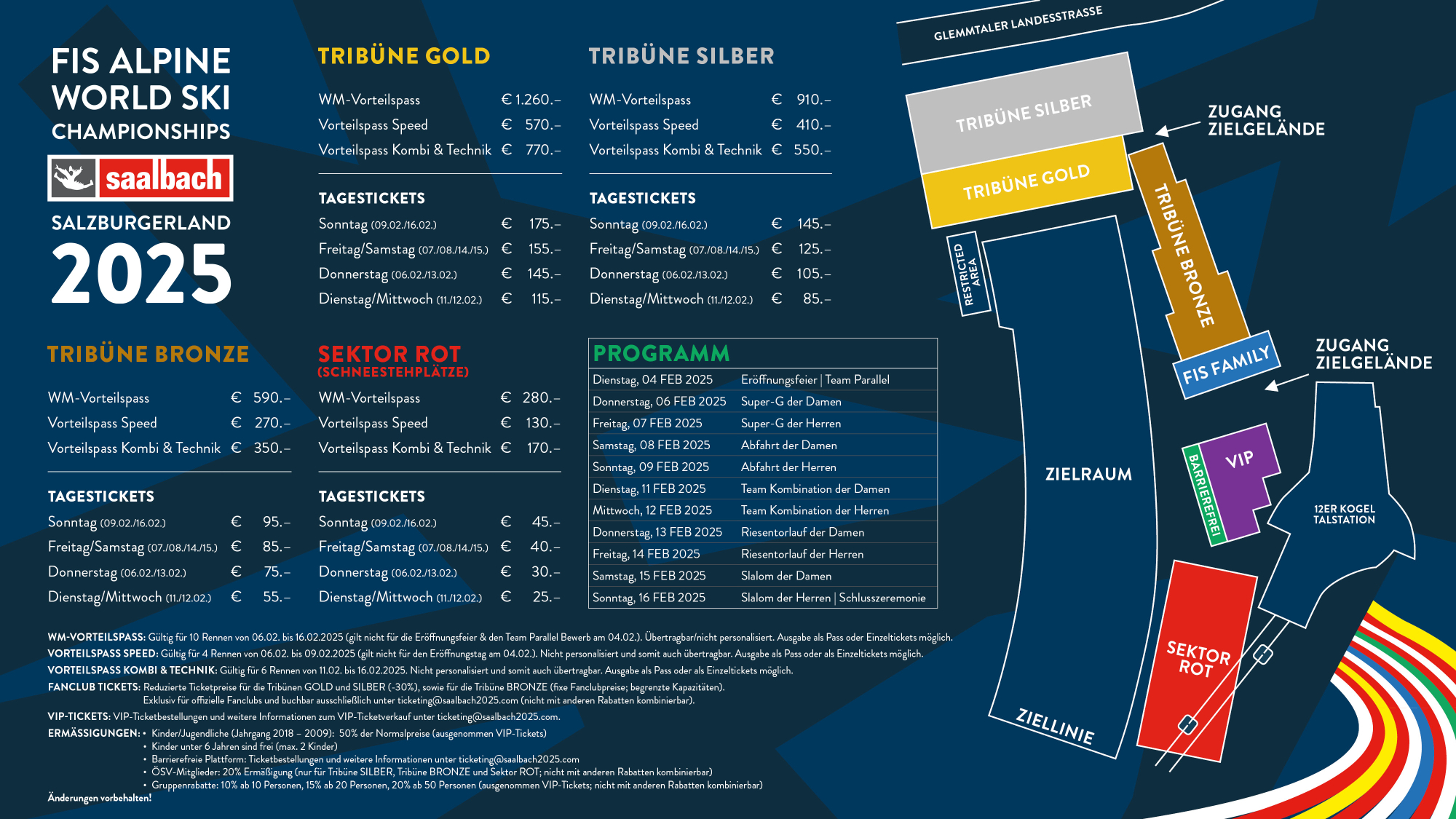 Ticketpreise Ski-WM Saalbach 2025