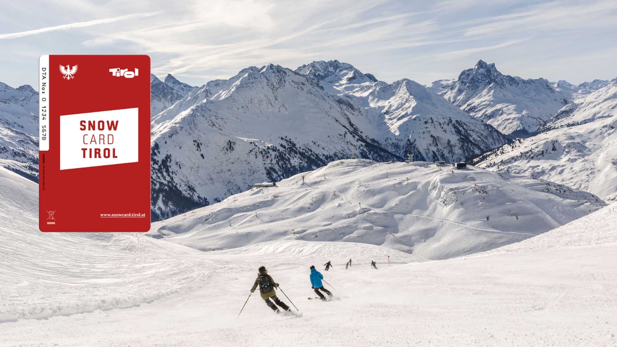 Mit der Snow Card Tirol kann man in ganz Tirol Skigebiete besuchen