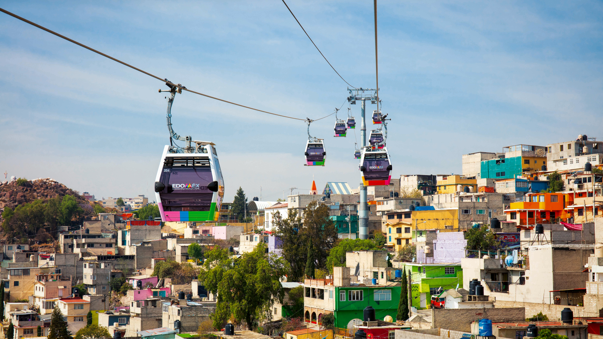 Seilbahn in Mexiko Stadt