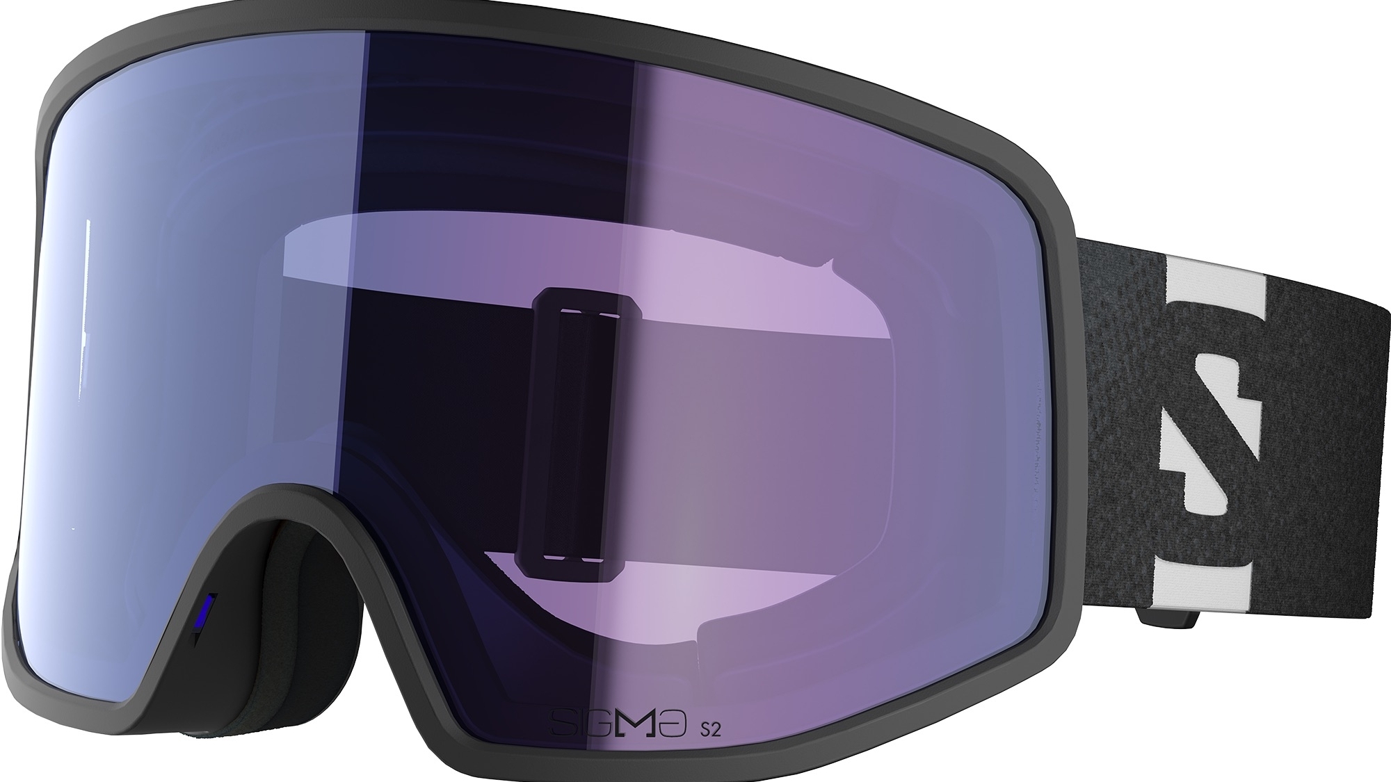 Die  Radium Pro S SIGMA Photo Skibrille von Salomon wurden speziell für Frauen und Outdoor-Enthusiasten mit schmalerem Gesicht entwickelt