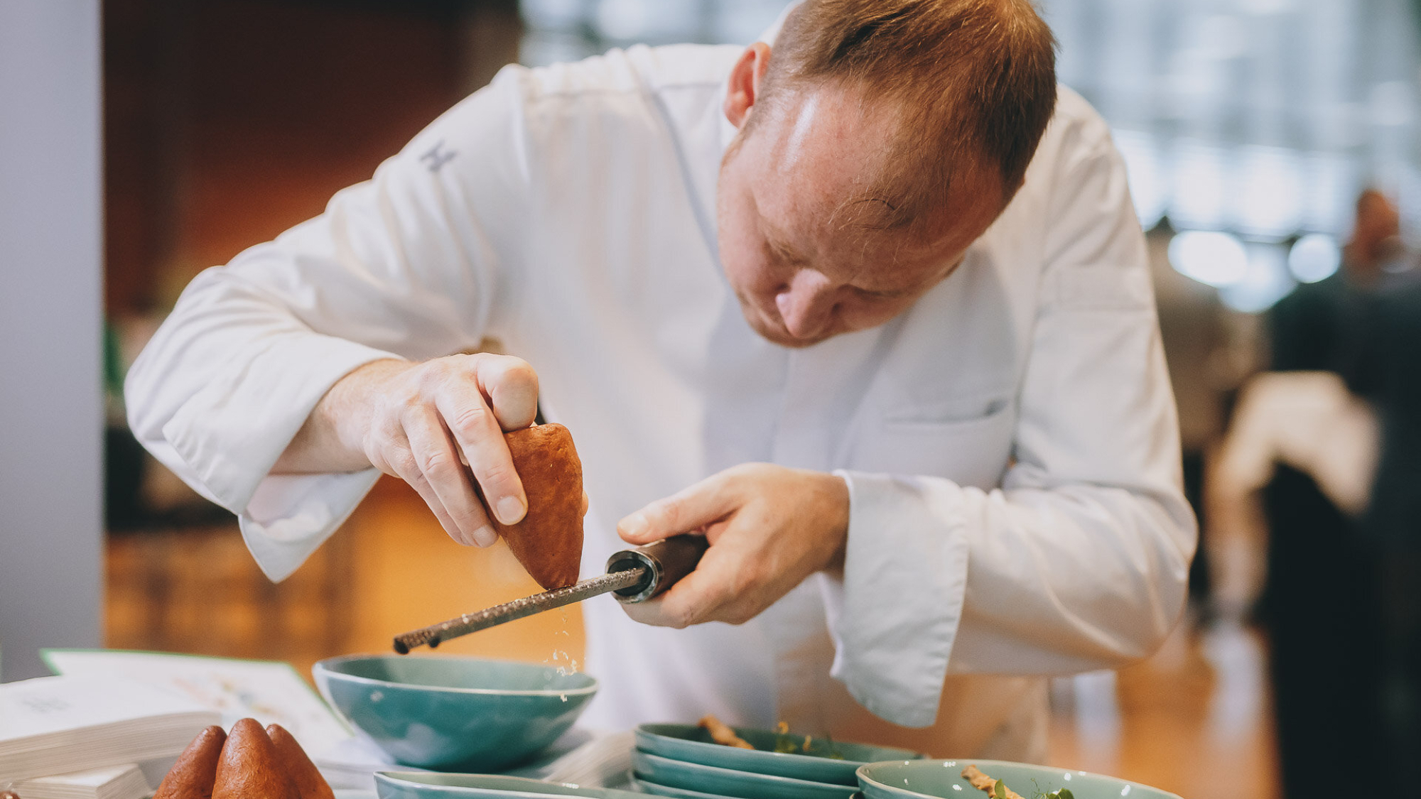 Local Hero aus Kaprun - Christof Schernthaner (Restaurant FinESSEN, TAUERN SPA Kaprun) begeisterte mit seinem Ceviche vom Seesaibling