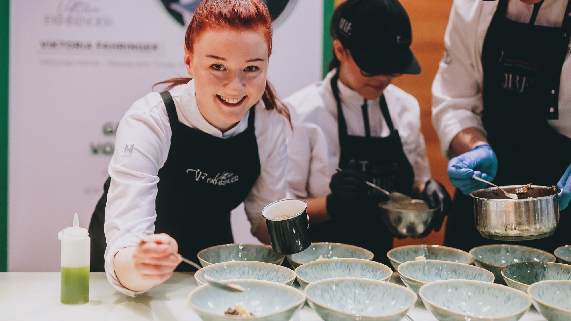 Aufstrebende Köchinnen wie die jüngste Haubenköchin Österreichs, Viktoria Fahringer, kochten beim Alpine Lunch