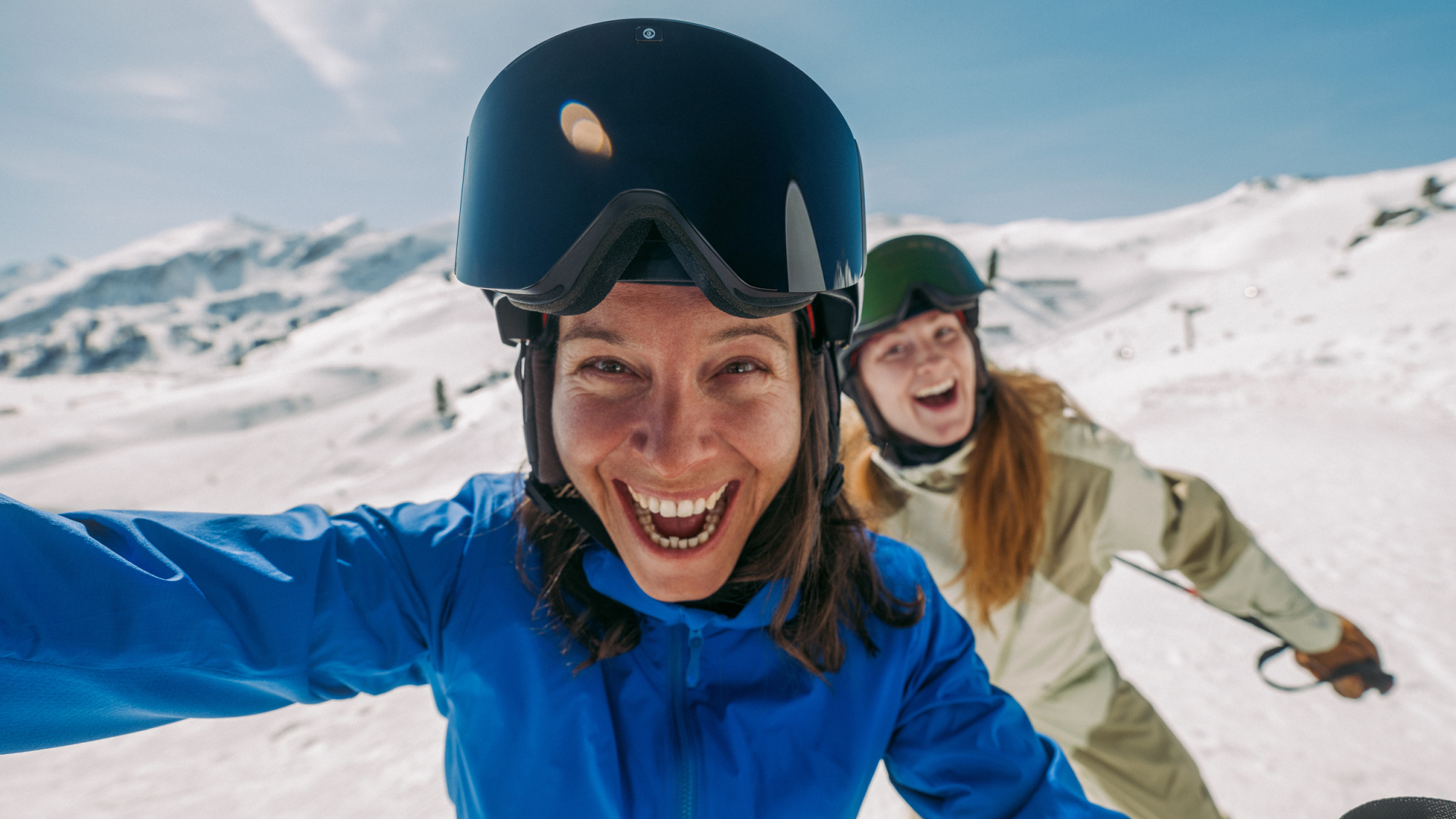 Pistengaudi Skifahrerinnen