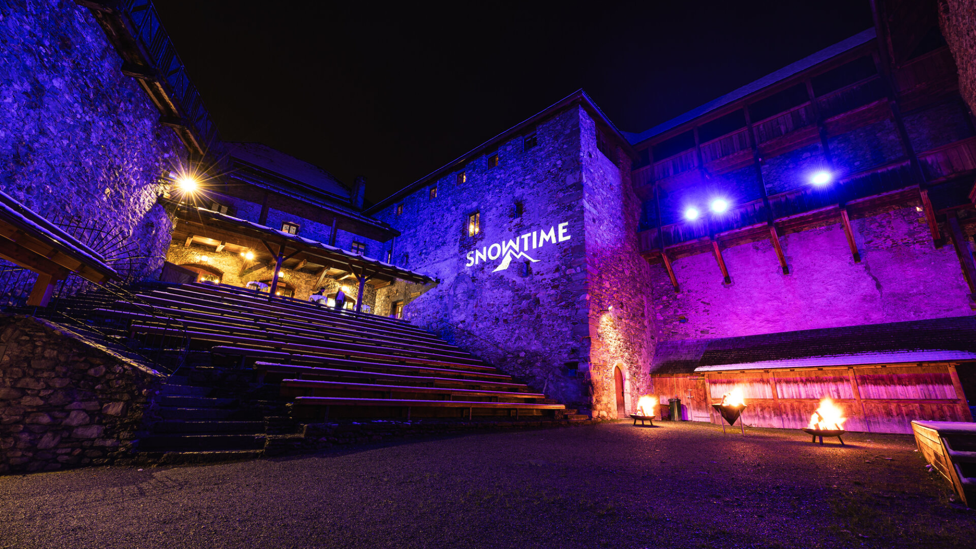 Die Burg Kaprun als perfekter Rahmen für die Abendveranstaltungen von SnowTime