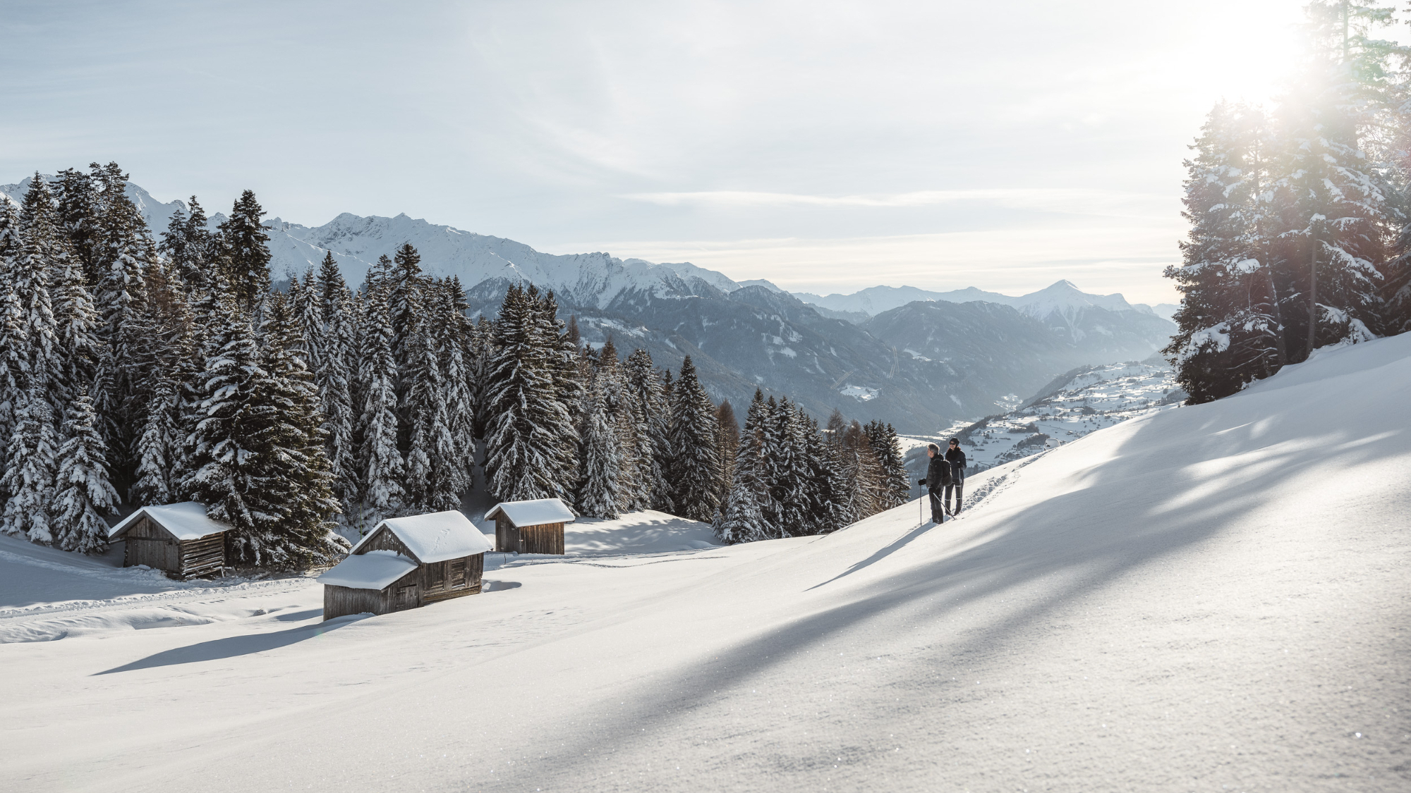 Winterlandschaft in der Ferienregion TirolWest