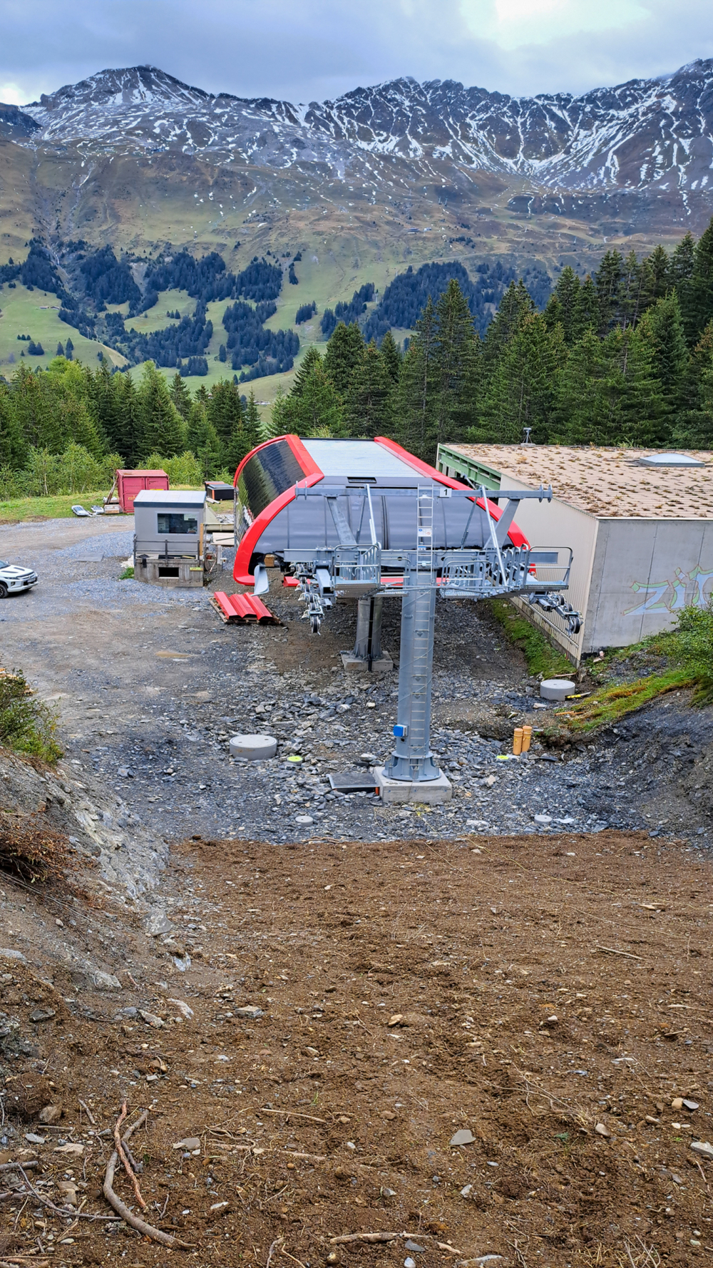 Talstation Stätzertäli: Der vielgenutztee Sessellift bekommt ein umfangreiches Facelift