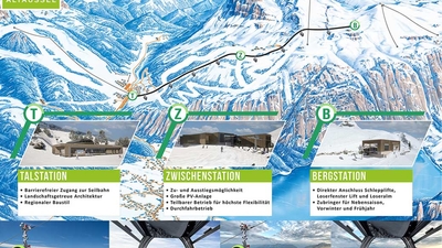 Artikelbild: Video: So entstand die neue Seilbahn am Loser