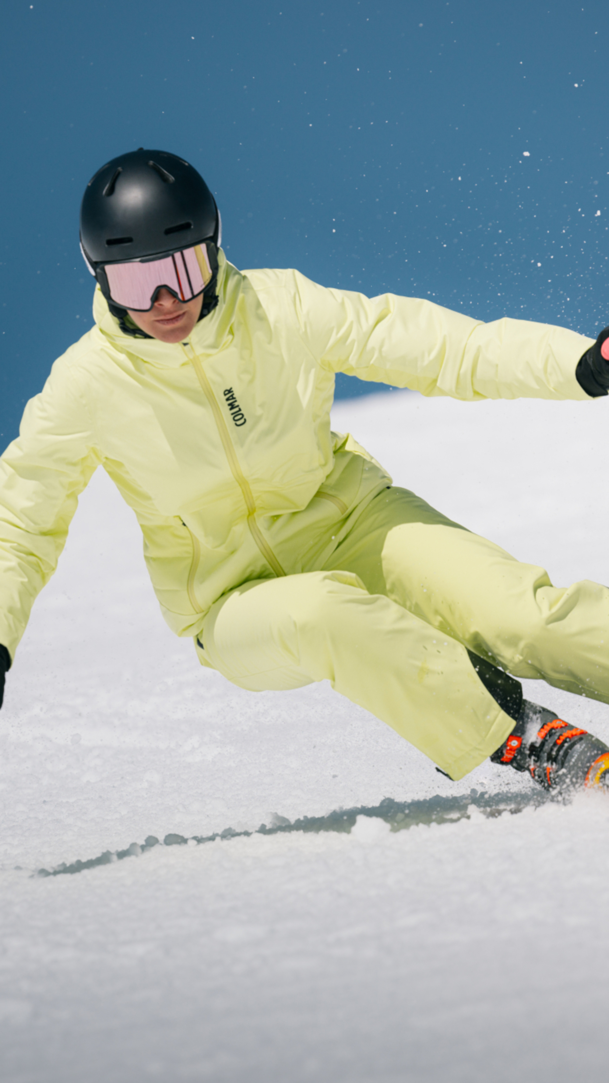 Skifahren mit Colmar Skibekleidung